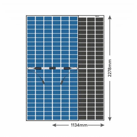 600 W DCR Topcon Solar Module