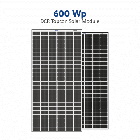 600 W DCR Topcon Solar Module
